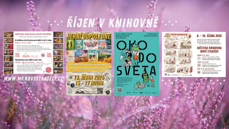 Program v knihovně na říjen 2025.