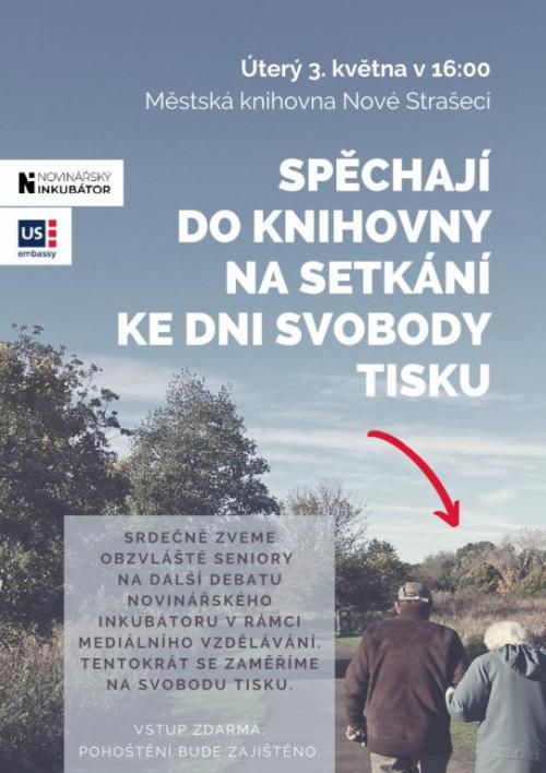 Den svobody tisku s&nbsp;Novinářským inkubátorem.